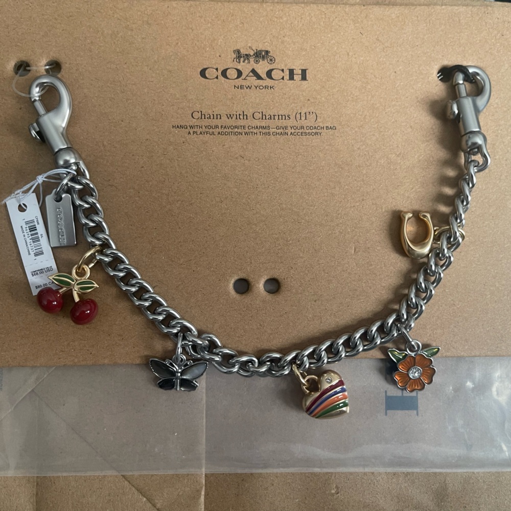 Coach Motif Bag charm/extender